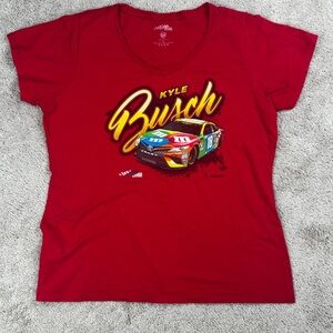 Kyle Busch M&M's #18 Joe Gibbs Racing T-Shirt NASCAR Cup Series Women’s‎ XL